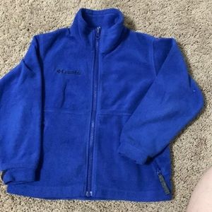 Columbia zip up boys fleece jacket